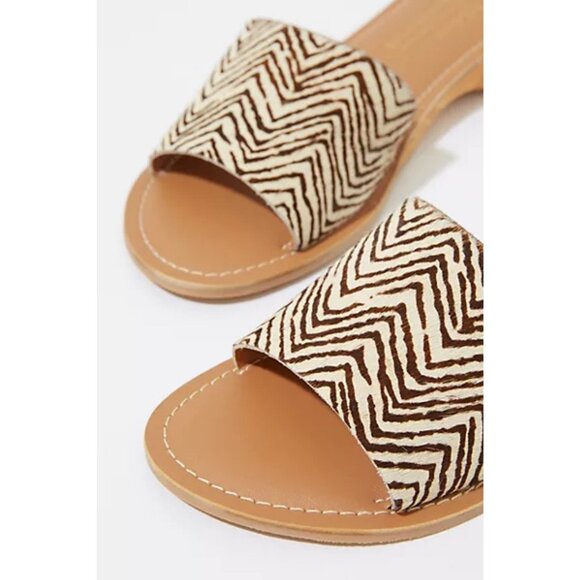Anthropologie Matisse Havana Slide Zebra Sandals - Picture 11 of 12
